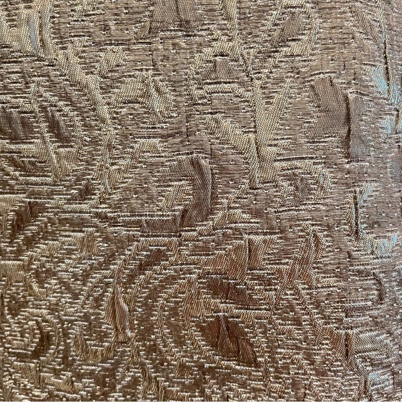 NEW Gold Brocade Retro Overcoat - Picture 8 of 13